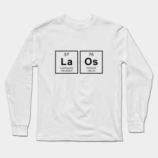 Laos | Funny Periodic table of elements | Laotian gift Long Sleeve T-Shirt